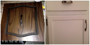 bathroom cabinet redo